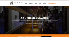 Desktop Screenshot of fitout.hu